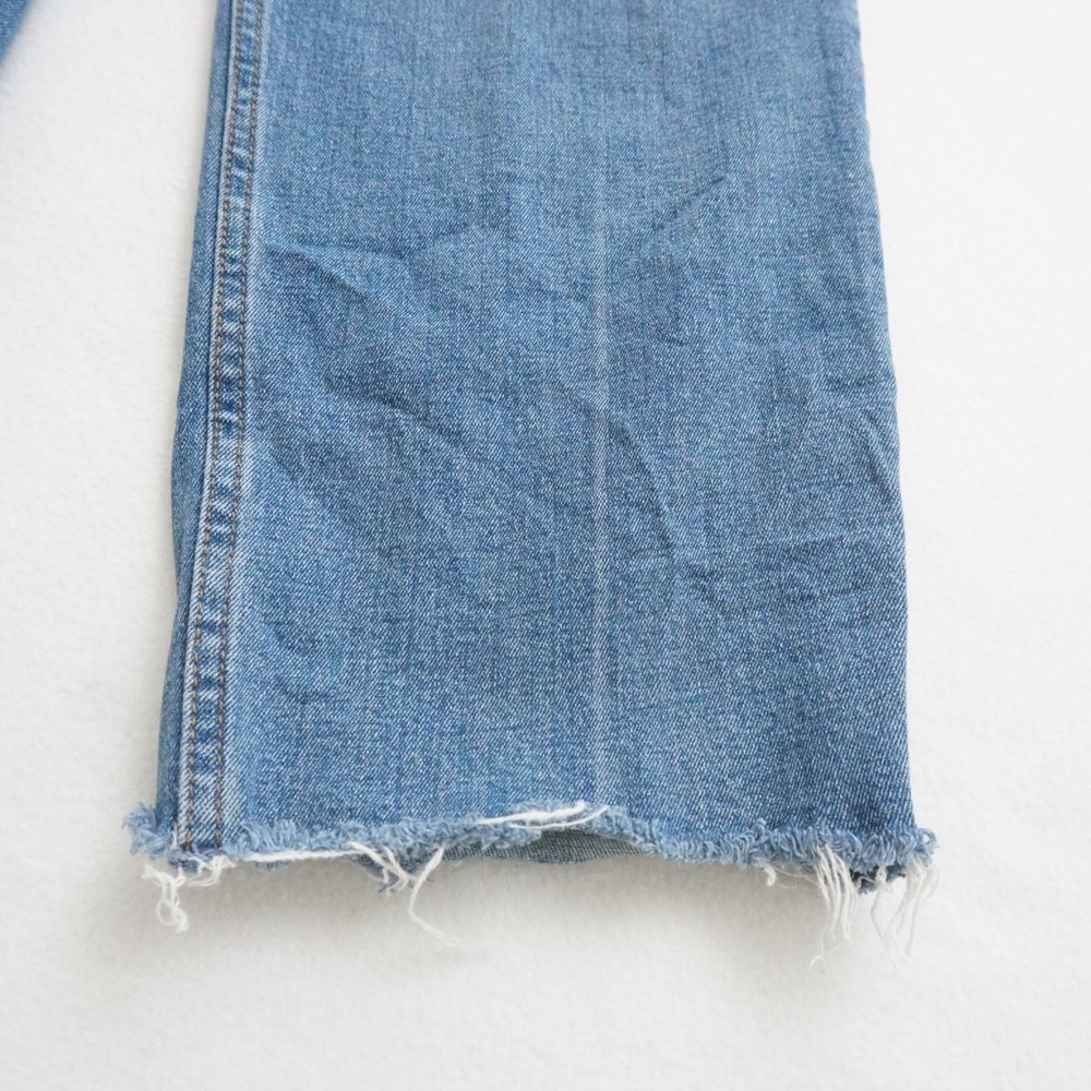 Abercrombie & Fitch Jeans Ankle Straight Ultra High Rise Distressed 35 / 20 Long - Picture 4 of 10